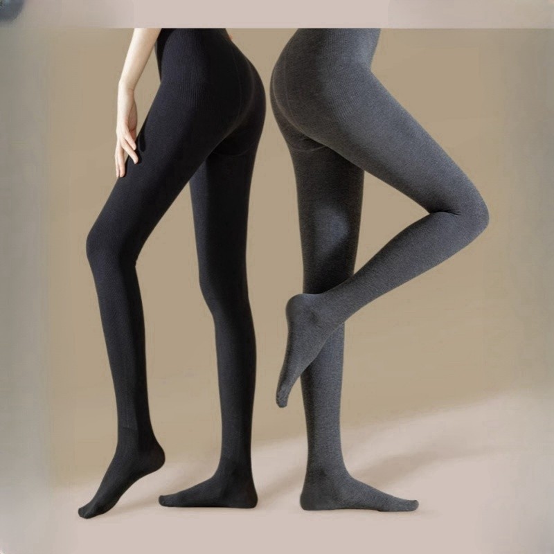 Thin Fleece-lined Slimming Leggings Thick Pantyhose  for Women